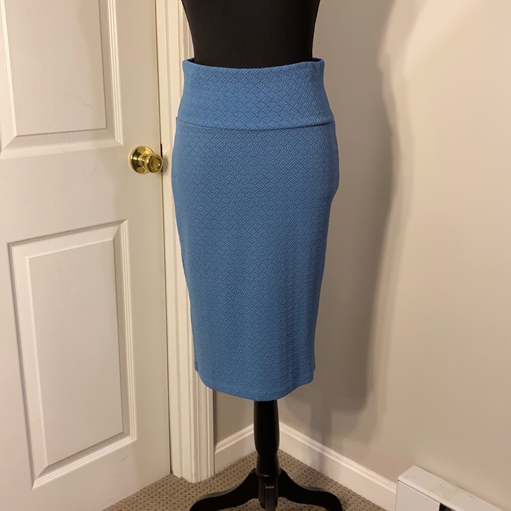 Knit pencil skirt